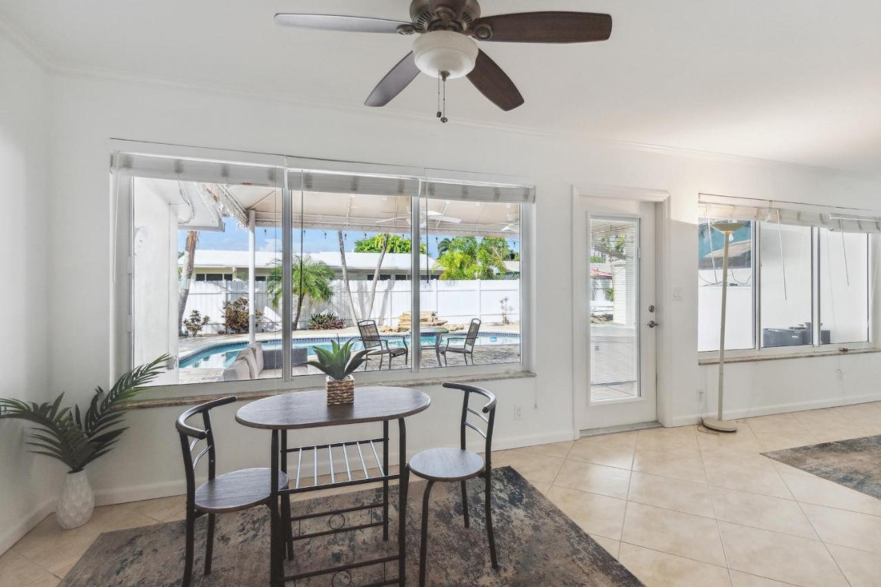 Chic Fort Lauderdale House With Private Pool Eksteriør bilde