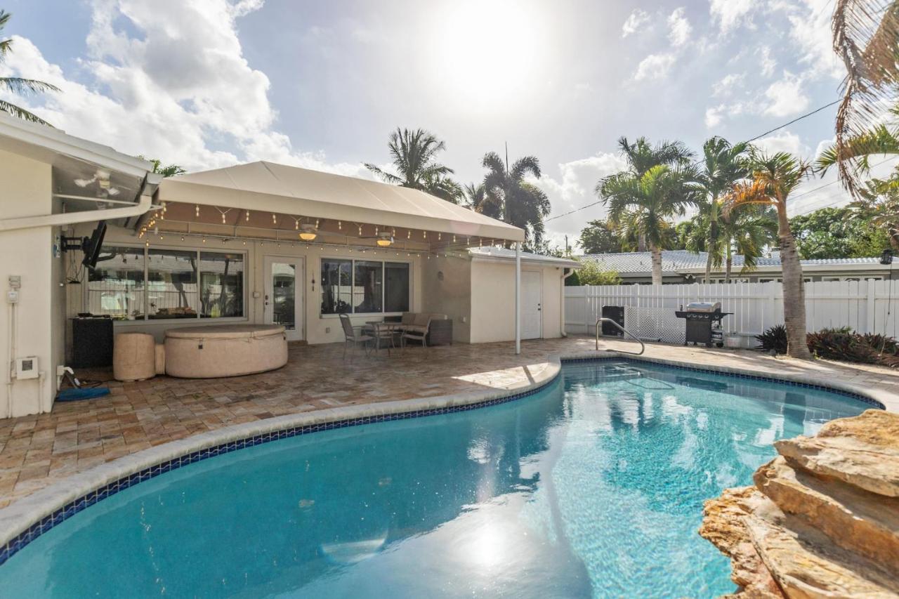 Chic Fort Lauderdale House With Private Pool Eksteriør bilde